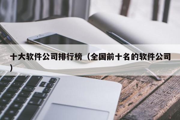 十大软件公司排行榜（全国前十名的软件公司）