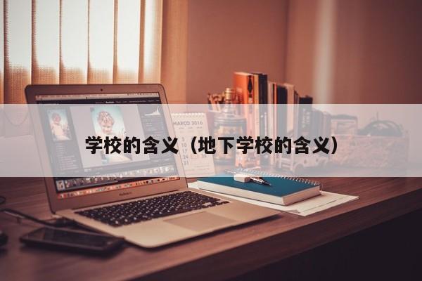 学校的含义（地下学校的含义）