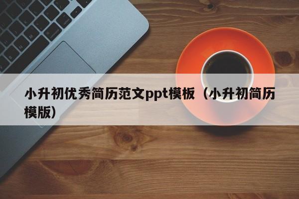 小升初优秀简历范文ppt模板（小升初简历模版）