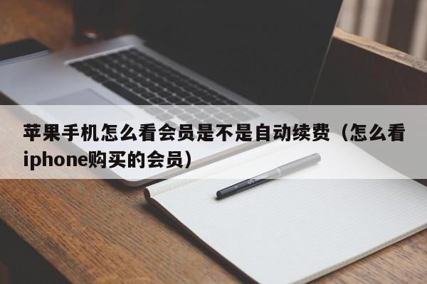 苹果手机怎么看会员是不是自动续费（怎么看iphone购买的会员）