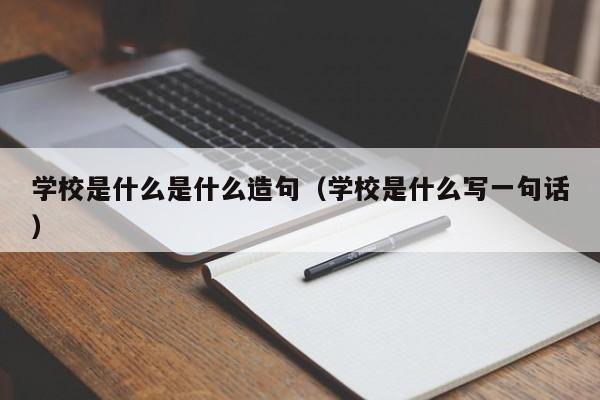 学校是什么是什么造句（学校是什么写一句话）