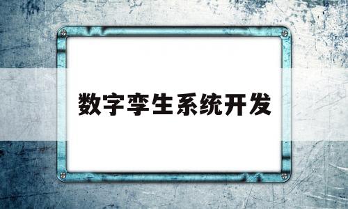 数字孪生系统开发(数字孪生系统开发难点)