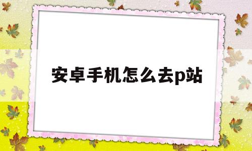 安卓手机怎么去p站(安卓手机上p站方法最新2019)