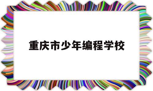 重庆市少年编程学校(重庆市少年编程学校怎么样)