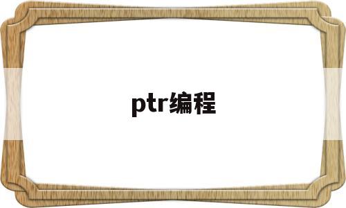 ptr编程(ptrade量化交易软件)