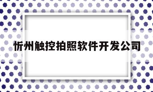 忻州触控拍照软件开发公司(忻州触控拍照软件开发公司招聘)