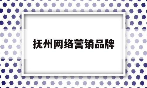 抚州网络营销品牌(南昌网络营销品牌推广公司)