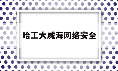 哈工大威海网络安全(哈工大威海网络安全好找工作吗)