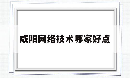 咸阳网络技术哪家好点(咸阳最好的网吧是哪一个?)