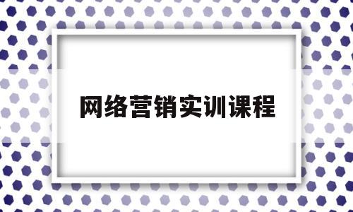 网络营销实训课程(网络营销实训课程总结1000字)