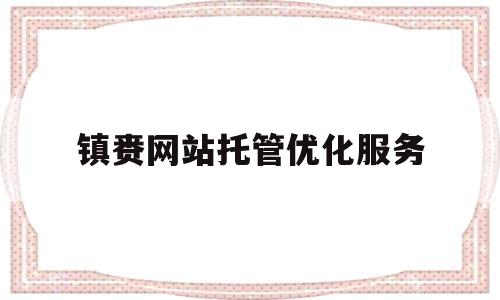 镇赉网站托管优化服务的简单介绍