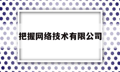 把握网络技术有限公司(山东把握网络科技有限公司)