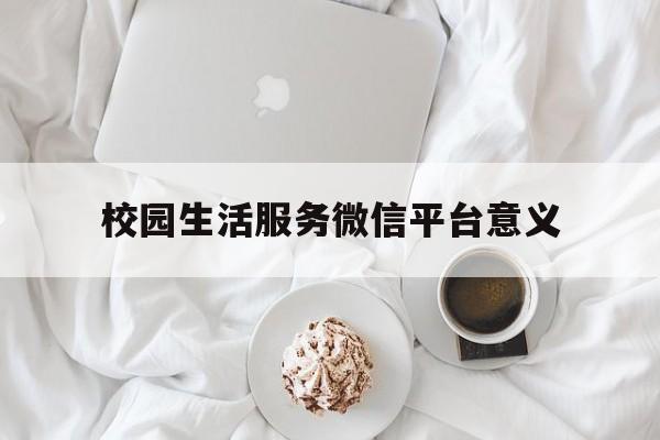 校园生活服务微信平台意义(校园生活服务平台系统结构图)