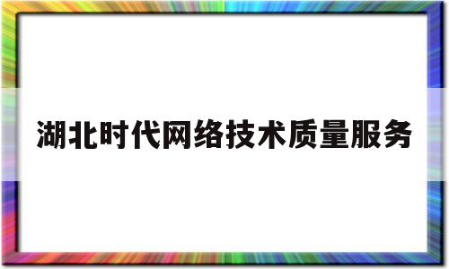 湖北时代网络技术质量服务(湖北时代新能源科技有限公司)