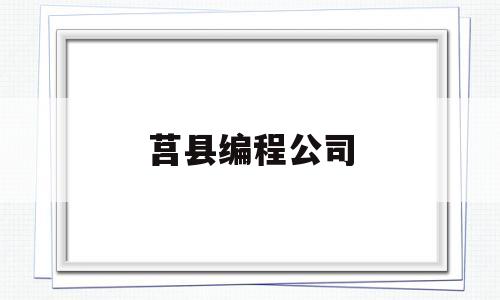 莒县编程公司(日照学编程的学校)