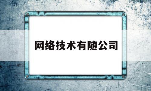 网络技术有随公司(网络科技公司的主要业务)