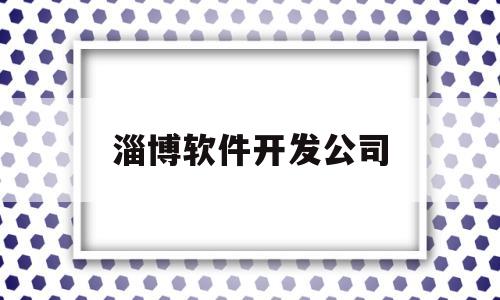 淄博软件开发公司(淄博软件开发公司有哪些)