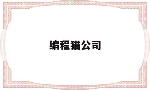 编程猫公司(编程猫公司上班怎么样)