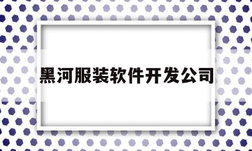 黑河服装软件开发公司(黑河装饰公司)