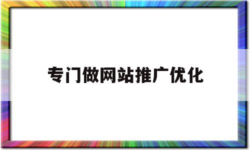 专门做网站推广优化(网站优化推广seo)