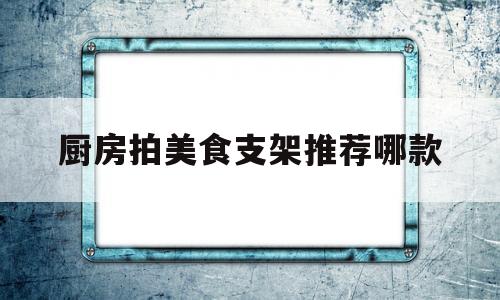 厨房拍美食支架推荐哪款(厨房支架什么牌子的好)