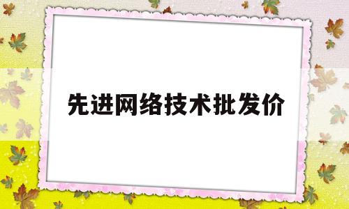 先进网络技术批发价(先进网络技术实验室)