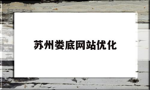 苏州娄底网站优化(娄底seo)