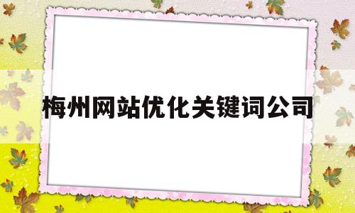 梅州网站优化关键词公司(梅州seo公司)